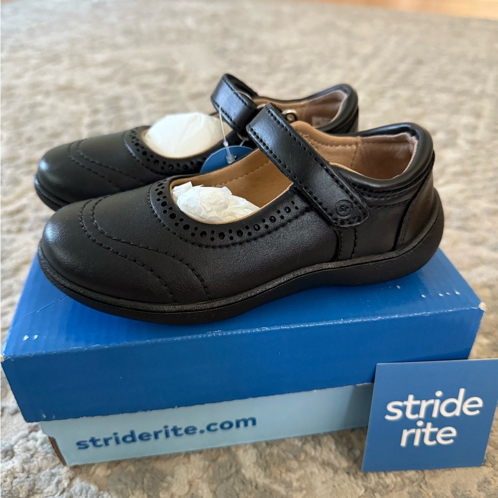 Stride Rite Black Mary Jane Dress Shoes